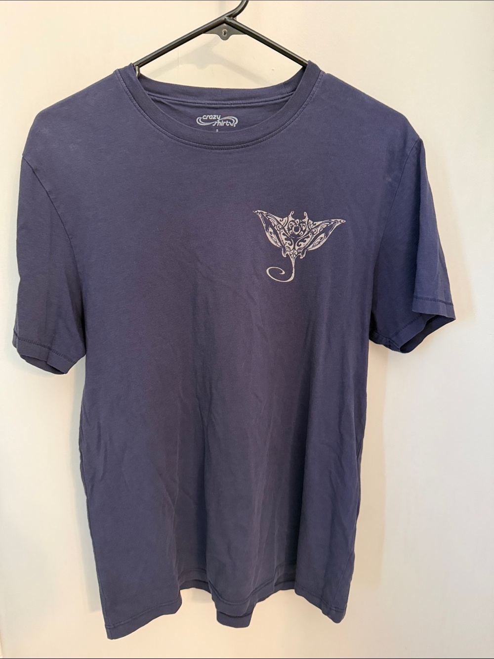 Crazy Shirts Men's Short Sleeve Indigo Graphic Tee